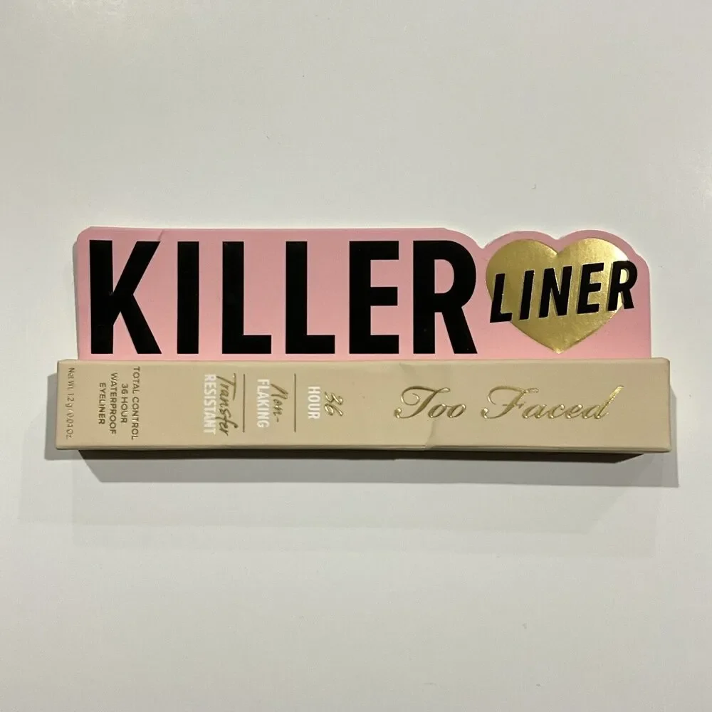 Two Faced Killer Eyeliner In Cashmere Waterproof Transfer Resistant 36 Hr Wear